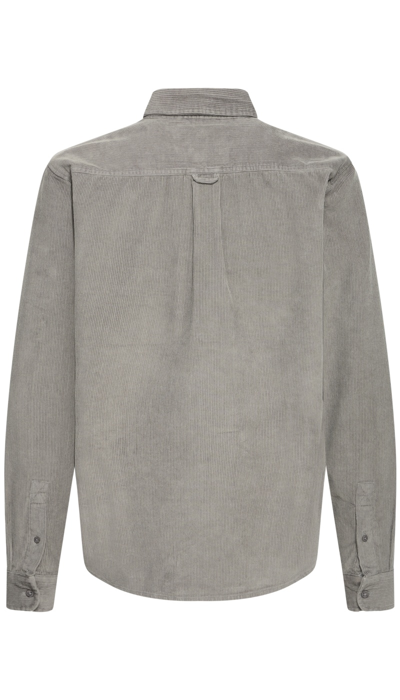 Chemise Côtelé Grise BHCOLIN BLEND - 7 | TOPS